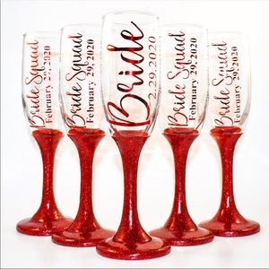 Custom Wedding Glass